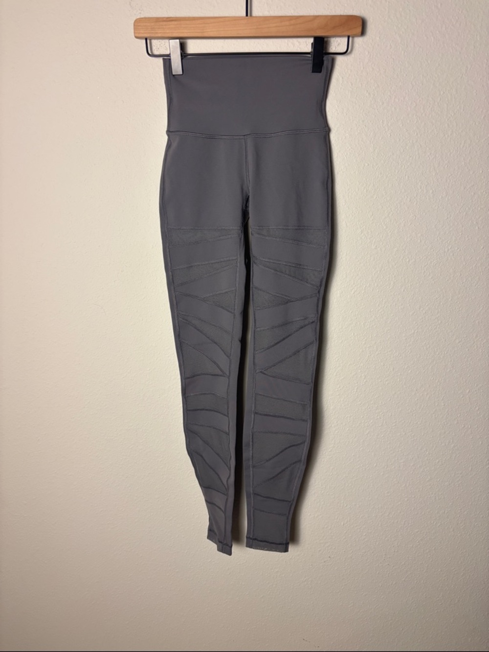 Lululemon Wunder Under Pant (High-Rise) *Tech Mesh 28" Titanium W5BS6S
